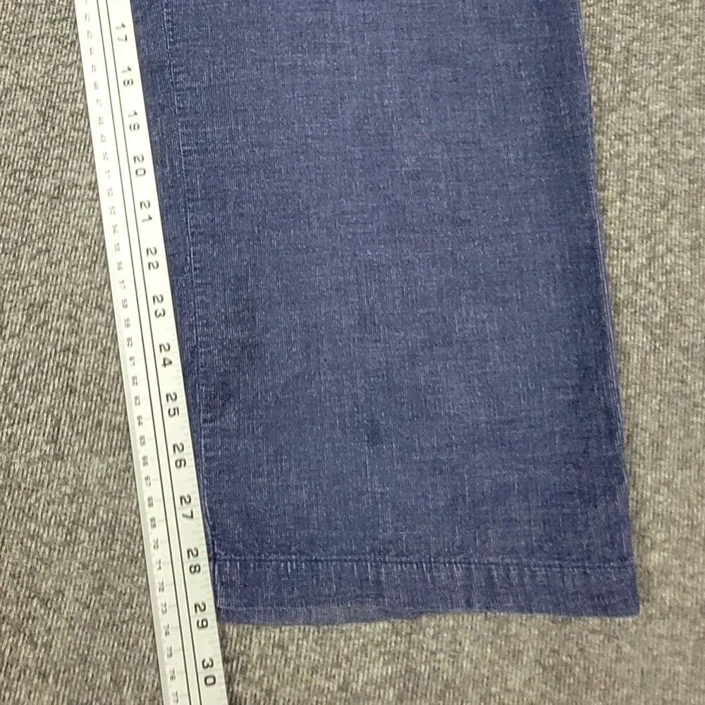 The Territory Ahead Corduroy Pants Mens XL Blue Elastic Waist Pull-On Drawstring